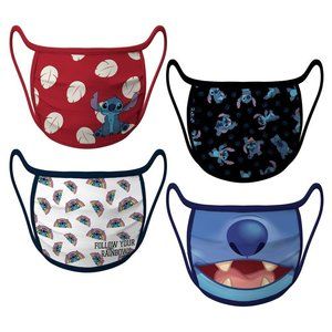 Disney Stitch Cloth Face Mask Set - Youth Medium